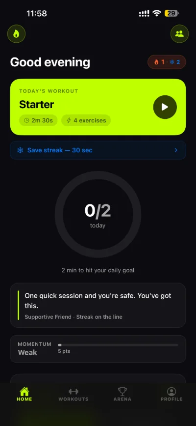 Vrata home screen